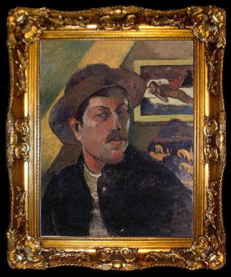 framed  Paul Gauguin Self-Portrait, ta009-2